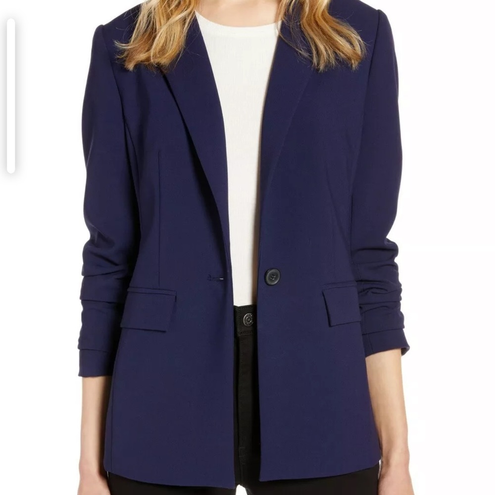 Halogen Navy Blazer Size S New With Tags